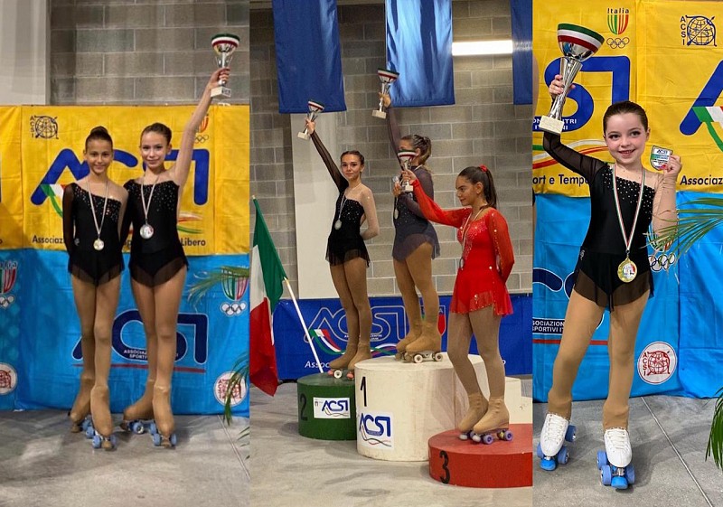 Pattinaggio artistico: la Janus Roller Fabriano ha ripreso a gareggiare