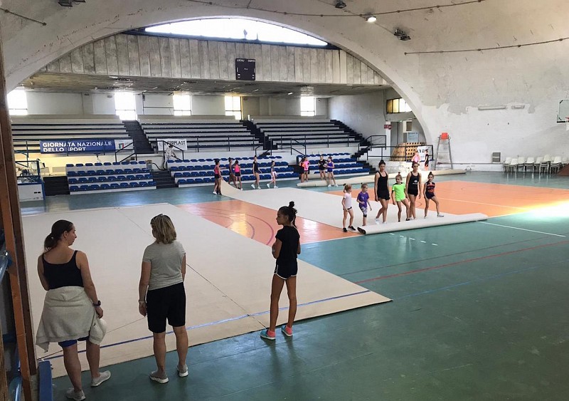 Lavori terminati al PalaCesari, la Ginnastica Fabriano torna a casa