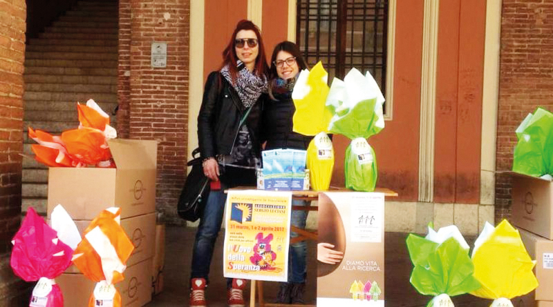 Un banchetto di Pasqua con l'associazione Luciani