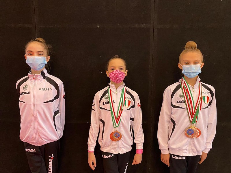 Faber Ginnastica Fabriano: le Allieve Gold tutte sul podio