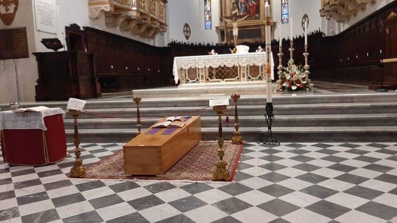 La salma di Don Aldo Mei è arrivata in Cattedrale
