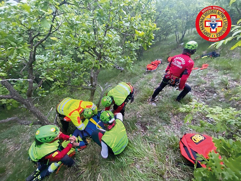 Prove di soccorso in montagna