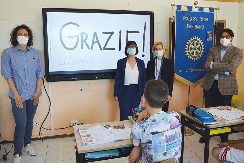 Rotary, il Promethian per la scuola
