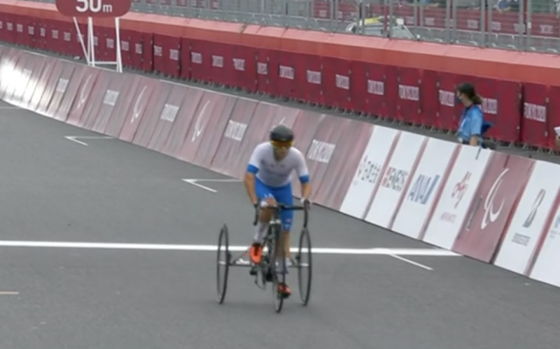 Giochi Paralimpici a Tokyo: Giorgio Farroni è medaglia d’argento nella cronometro!