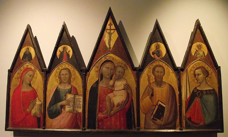 I preparativi per lo mostra su Allegretto Nuzi