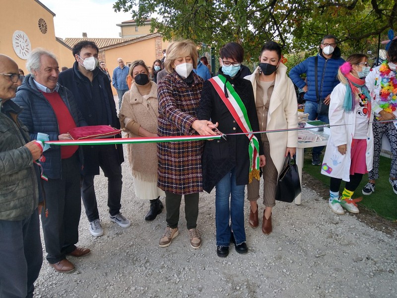 L'inaugurazione del giardino sensoriale