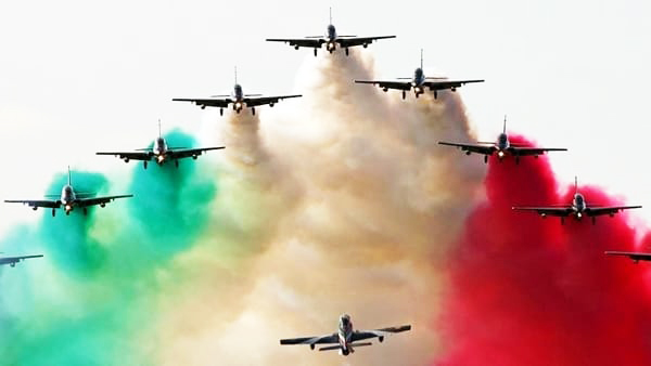 Le Frecce Tricolori... nel cielo di Fabriano