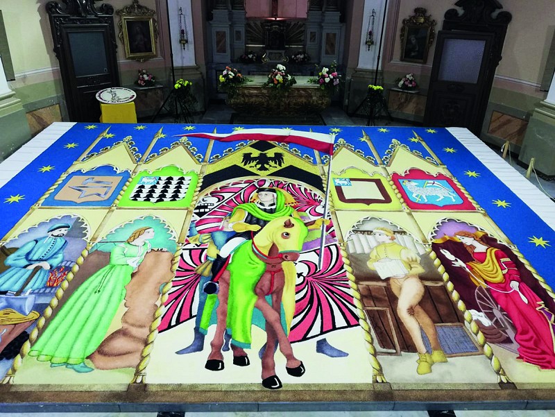 Finanziata la tradizione dell'infiorata