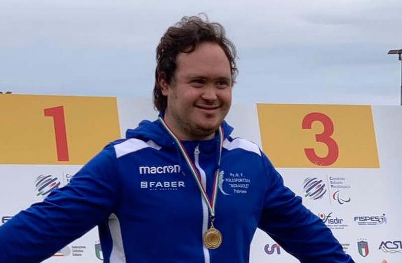 Atletica Fisdir: Daniel Gerini firma il record mondiale nel lancio del disco