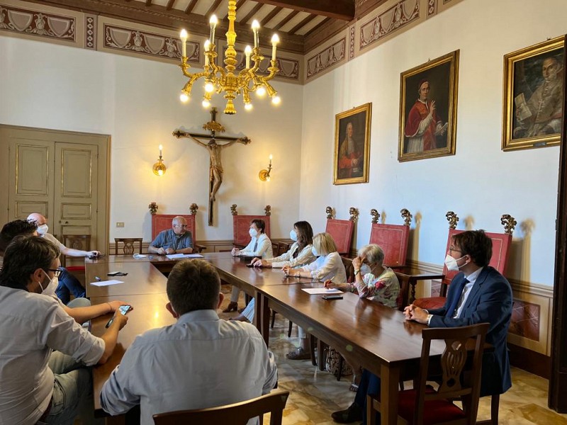 Il Vescovo incontra la Giunta comunale