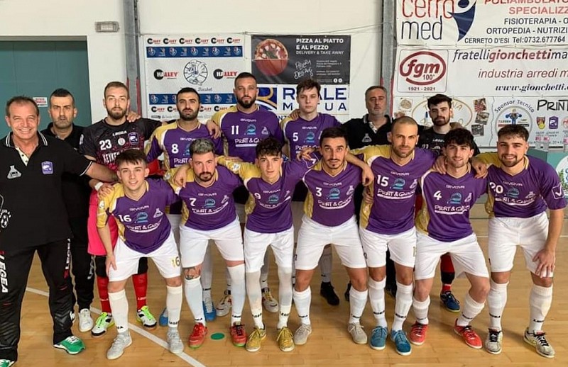 Calcio a 5: Chemiba Cerreto d’Esi, prima storica vittoria in serie B