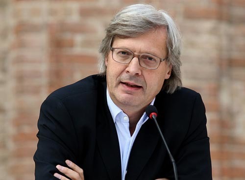 Vittorio Sgarbi tra Caravaggio e Pasolini