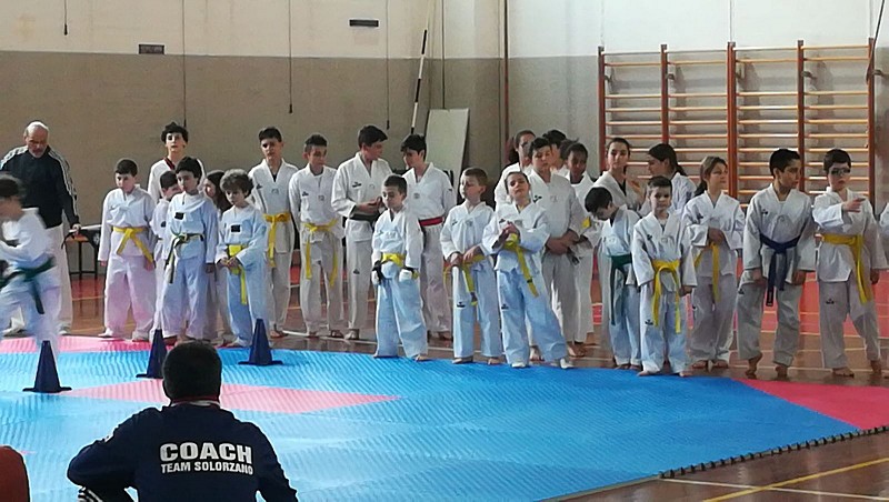 I ragazzi del taekwondo a Sassoferrato