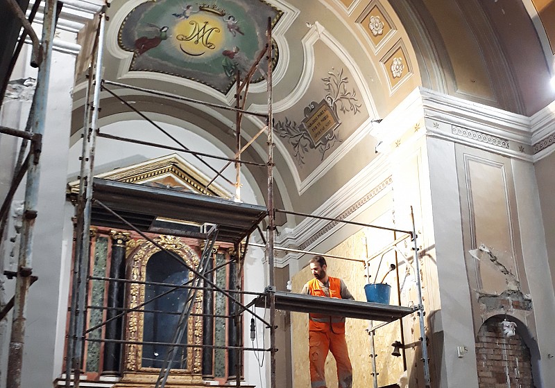 Sisma: quali chiese aperte entro Natale