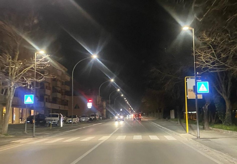 In funzione sei attraversamenti luminosi