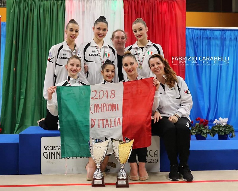 La Faber Ginnastica Fabriano è di nuovo Campione d'Italia di ritmica