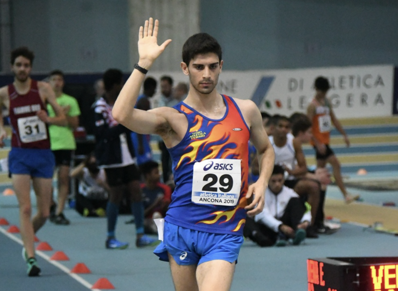 Il marciatore Giacomo Brandi campione italiano sui 5 km indoor tra le Promesse