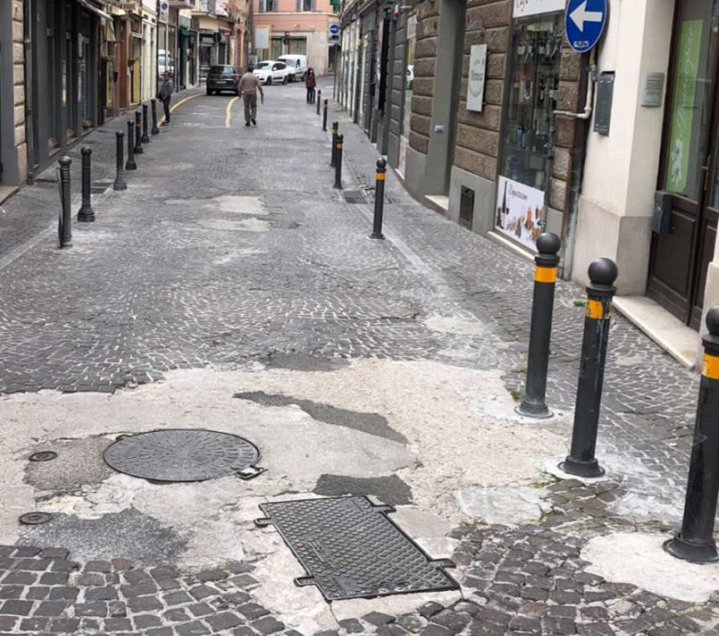 Sicurezza sulle strade: intervento in centro