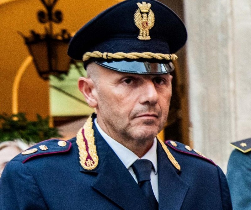 Il grazie al commissario Sebastianelli