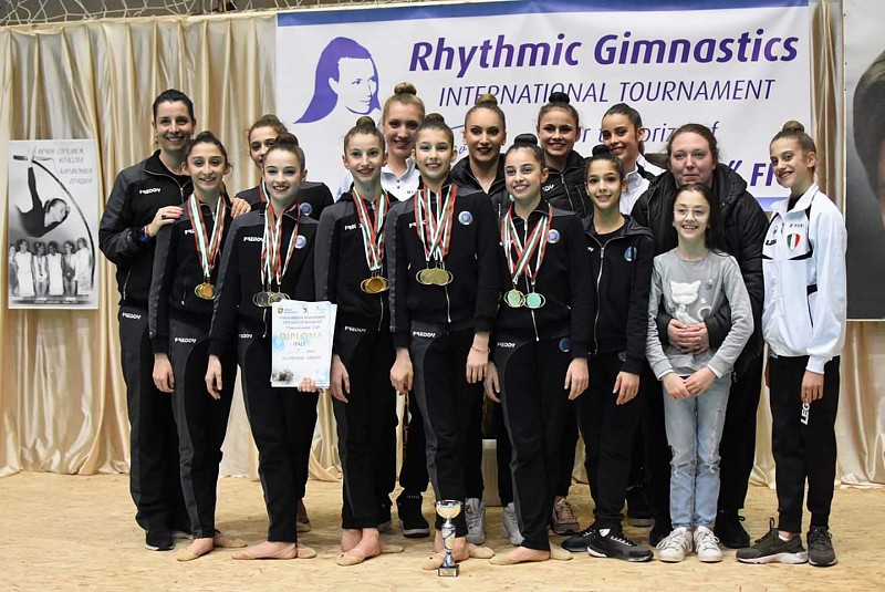 Brillante trasferta bulgara per la Ginnastica Fabriano