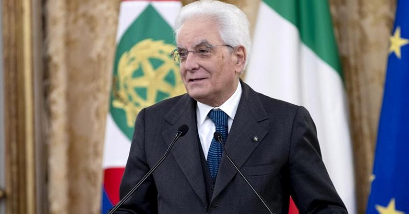 Arriva il Presidente della Repubblica Sergio Mattarella