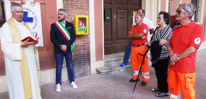 Defibrillatore in centro
