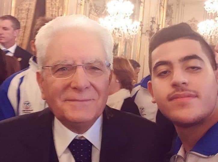 Mahmoud Draibine in udienza al Quirinale