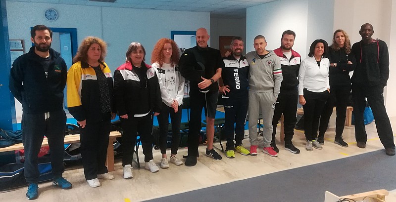 Il Club Scherma Fabriano a lezione di Spada