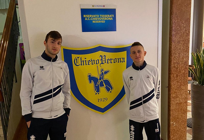 I sassoferratesi Edoardo Costantini e Federico Ruggeri nuove promesse del calcio