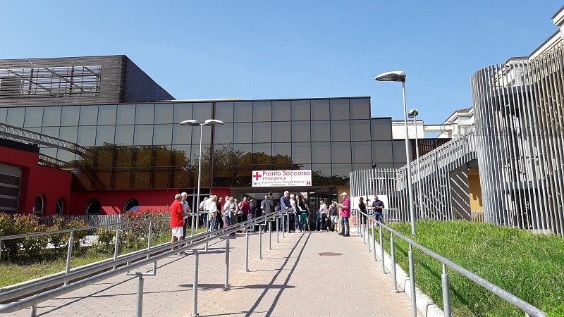 L'ingresso del Pronto soccorso