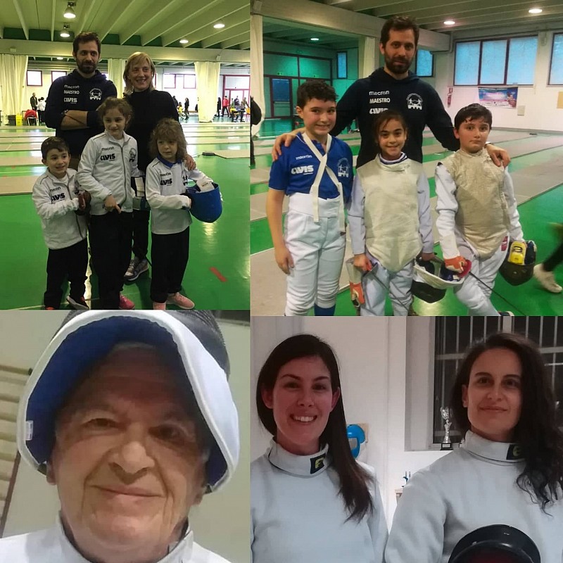 La scherma esalta piccoli e... grandi