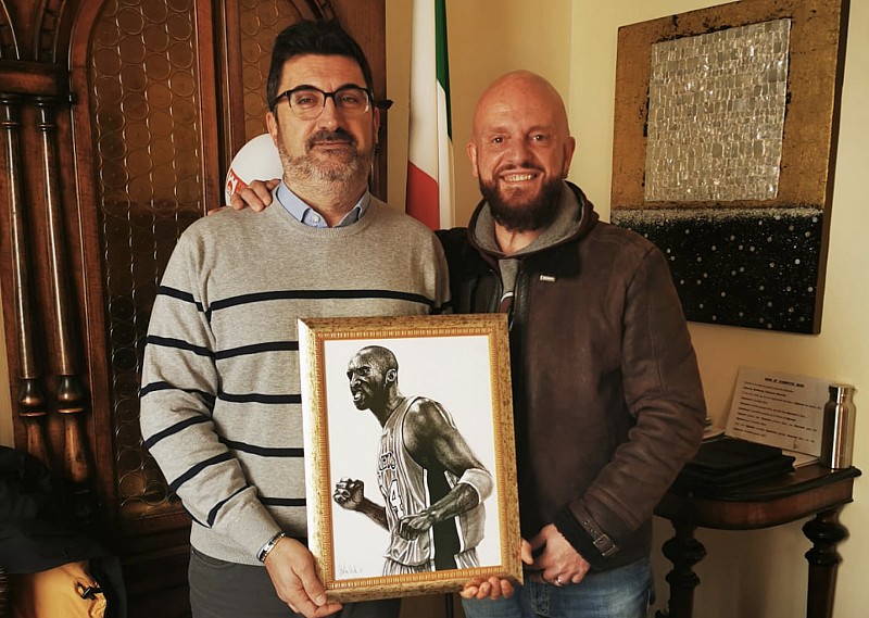 Un dipinto per Kobe
