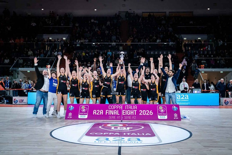 La Halley Thunder Matelica ha vinto la Coppa Italia di serie A2 femminile di basket